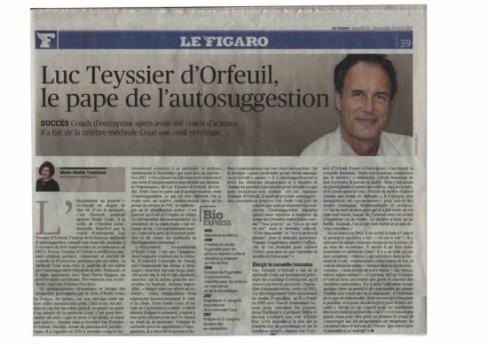 La Méthode Coué dans le Figaro